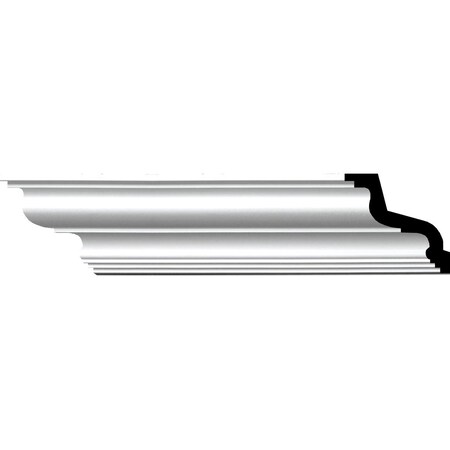 Ekena Millwork SAMPLE - 3 7/8"H x 3 7/8"P x 5 1/2"F x 12"L Gorleen Crown Moulding SAMPLE-MLD03X03X05GO